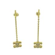 Pre-owned Yellow Gold earrings