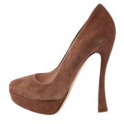 Pre-owned Suede heels