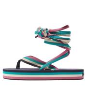 Pre-owned Fabric sandals