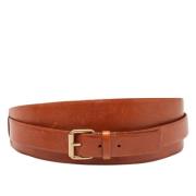 Pre-owned Leather belts