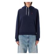 Klassisk Pony Hoodie Navy Strikkeplagg