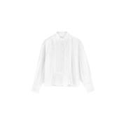 Emilia Bluse Optic White Ruffle Skjorte