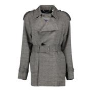 Ull og Silke Trenchcoat