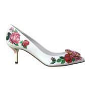 Krystall Rose Skinn Pumps