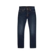 Mørkeblå Slim Fit Stretch Jeans