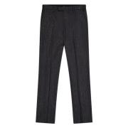 Slim Fit Pinstripe Cigarette Pants