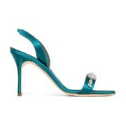 Krystall Juvelert Slingback Stiletthæler