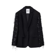 Klassisk Gabardine Mix Blazer