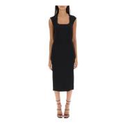 Square Neck Sheath Dress