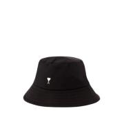 Svart Syntetisk Bucket Hat Acetat