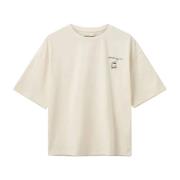 Brodert T-skjorte Light Sand