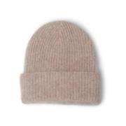 Chunky Beige Hat - Varm og Stilig