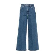 Blå Wide Leg Jeans