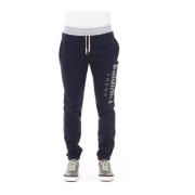 Sporty Sweatpants med Tricolor Innsats