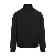 Svart Cardigan Blouson Jakke