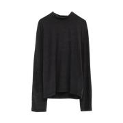 Artist Polo Svart Crew Neck Pullover