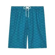 Blå Lang Boardshorts