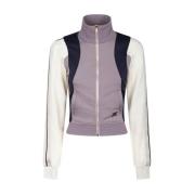 Monogram Track Jacket Lilla Svart Hvit