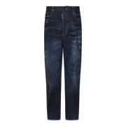 Blå Loose Fit Jeans Aw24