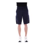 Lin Bermuda Shorts Glidelås Knappelukking