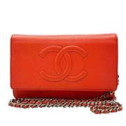 Pre-owned Leather chanel-bags