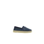 Svart Skinn Insignia Espadrilles