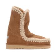 Brun Saueskinn Heklet Boot Eskimo 24