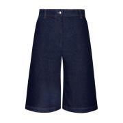 Indigo Workwear Denim Bermuda Shorts