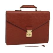 Pre-owned Leather briefcases