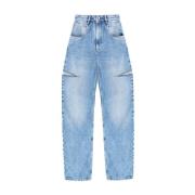 Jeans med utskjæringer