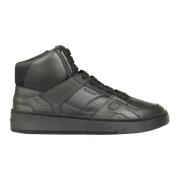 Svarte Sneakers Mid-Calf Plain