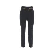 Sort Slim-Fit Bukse Aw24