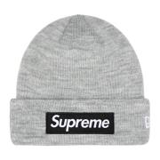 Begrenset opplag Box Logo Beanie Heather Grey