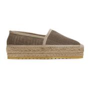 Alex monogramstrikkede espadrillos