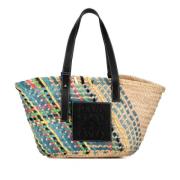 Pre-owned Raffia totes