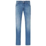 Slim Fit Vasket Bomull Jeans