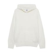 Hvit Strikket Genser Sweater Aw24