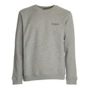 Grå Crewneck Sweatshirt Hev Garderobe Stil