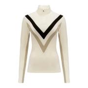 Voss Chevron Zip Up Women - Off White