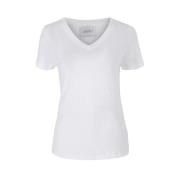 White Ella&Il Alethe Linen Tee - White Klær