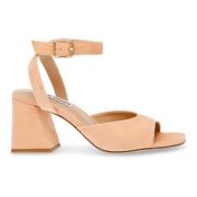 Fersken Blokkhæl Sandal