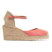 Sommer Espadrillos med Raffiahæl