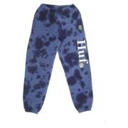 Blomster Fleece Sweatpants Marineblå