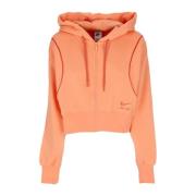 Air Fleece Zip Hoodie Orange