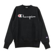 Sort Crewneck Sweatshirt for Menn