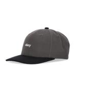 Buet Skygge Snapback Lue Mørk Grå