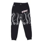 Svart Atletisk Sweatpants Lettvekts Treningstøy