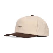 Buet Skygge Snapback Lue Brun