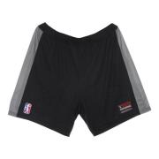 Mesh Basketball Shorts Svart Brodert Patch