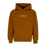 Brun Melt Hoodie med Kengurulomme